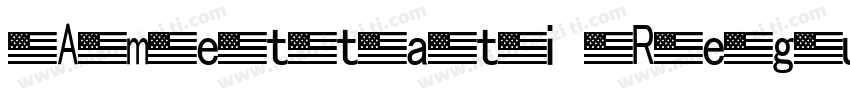 Amettati RegularV字体转换